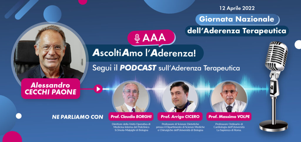 AAA - AscoltiAmo l’Aderenza! Alessandro Cecchi Paone racconta l’Aderenza terapeutica nei podcast del Gruppo Servier in Italia