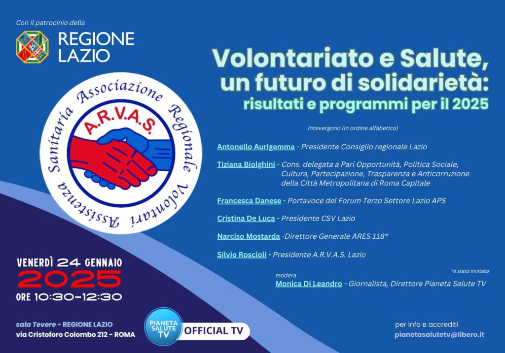 In occasione del Giubileo del Mondo della Comunicazione VOLONTARIATO E SALUTE, UN FUTURO DI SOLIDARIETÀ: Risultati e programmi per il 2025