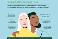 Farmaci, istruzioni per l’uso: una campagna di informazione in cinque lingue per un uso più consapevole dei medicinali