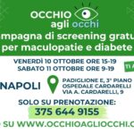 Occhio agli occhi arriva a Napoli: screening gratuiti per maculopatia e diabete al Cardarelli