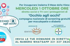 Diretta speciale su Pianeta Salute: questa sera appuntamento con la prevenzione per maculopatia e diabete