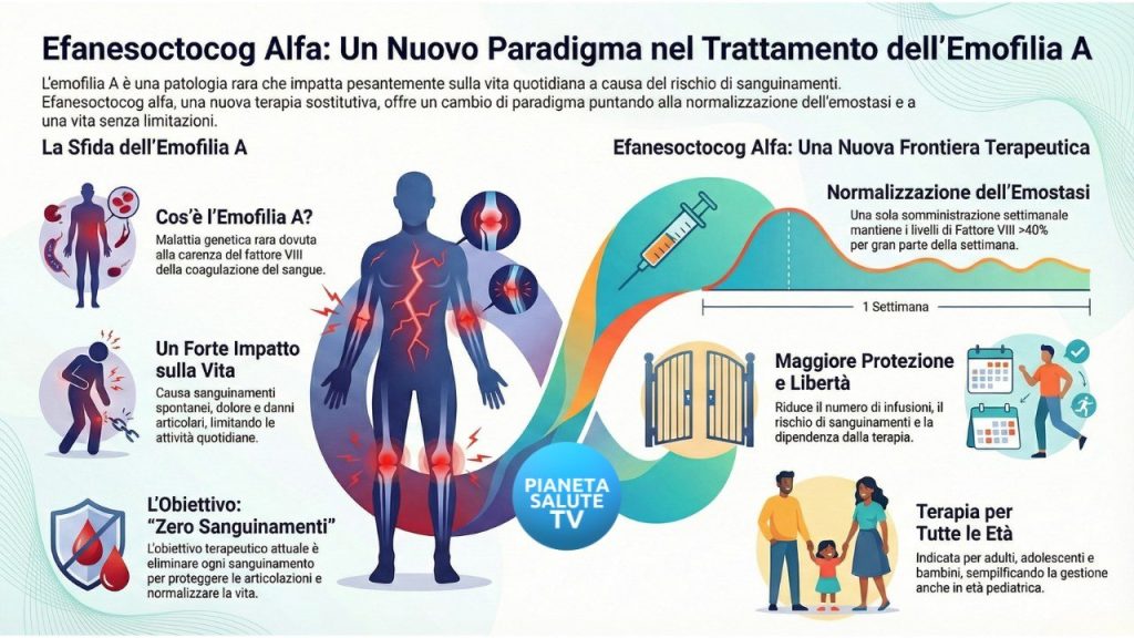 Emofilia A, svolta in Italia