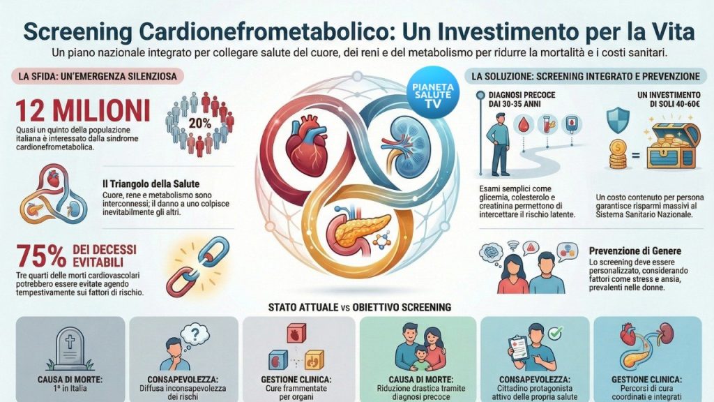 Screening Cardionefrometabolico: Dal Senato la Proposta per un Piano Nazionale 2 Screening Cardionefrometabolico