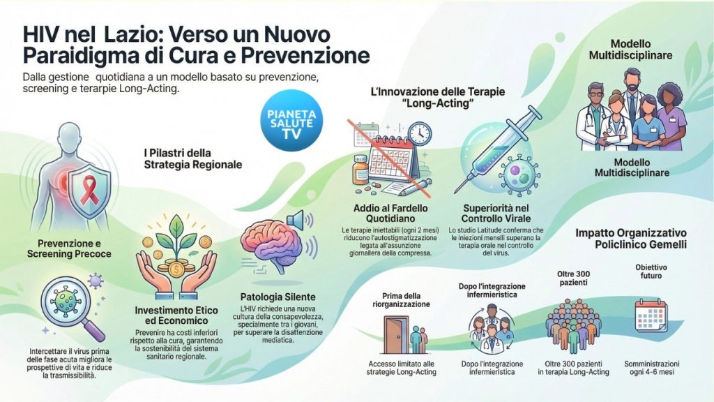 HIV nel Lazio: Nuove Strategie di Prevenzione e Cure a Lunga Durata