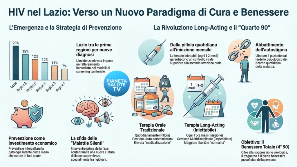 HIV nel Lazio: Nuove Strategie di Prevenzione e Cure a Lunga Durata