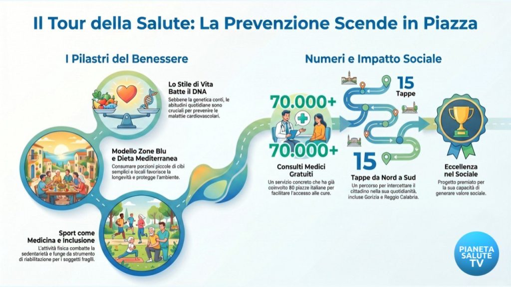 Salute in piazza: ASC presenta al Ministero l'ottava edizione del Tour della Salute