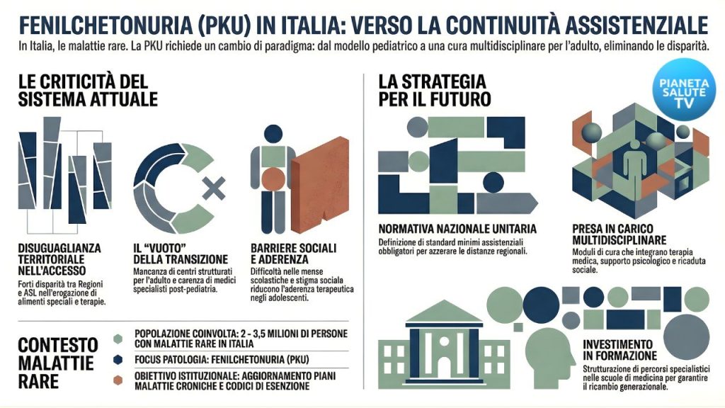 Infografica Fenilchetonuria (PKU)
