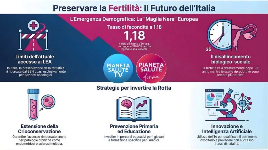 Emergenza Denatalità e Futuro del Paese: Prevenzione della fertilità e medicina della riproduzione