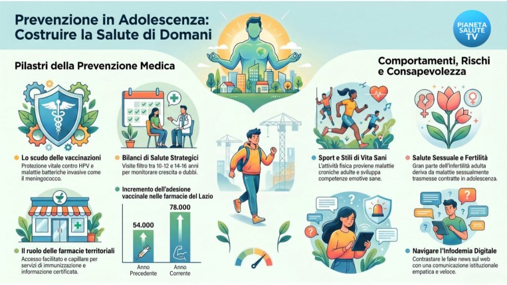 Sanità, l'alleanza SItI-SIP-FIMP a Roma: cure adolescenti tra prevenzione vaccinale e nuovi stili di vita