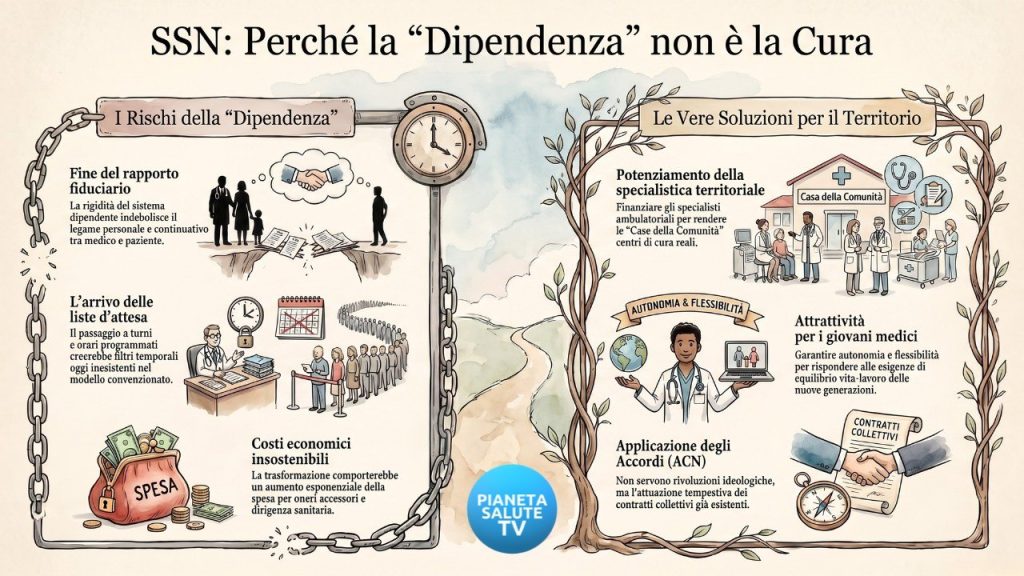 Medici di famiglia. SUMAI Assoprof: “La falsa soluzione della dipendenza e la vera emergenza del SSN”