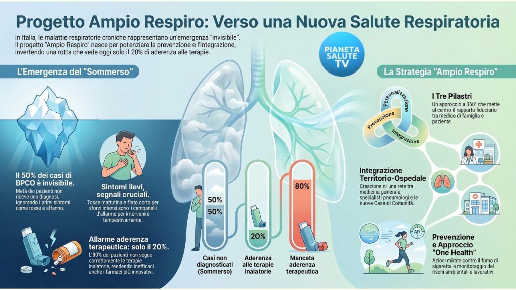 progetto "Ampio respiro" per la salute polmonare