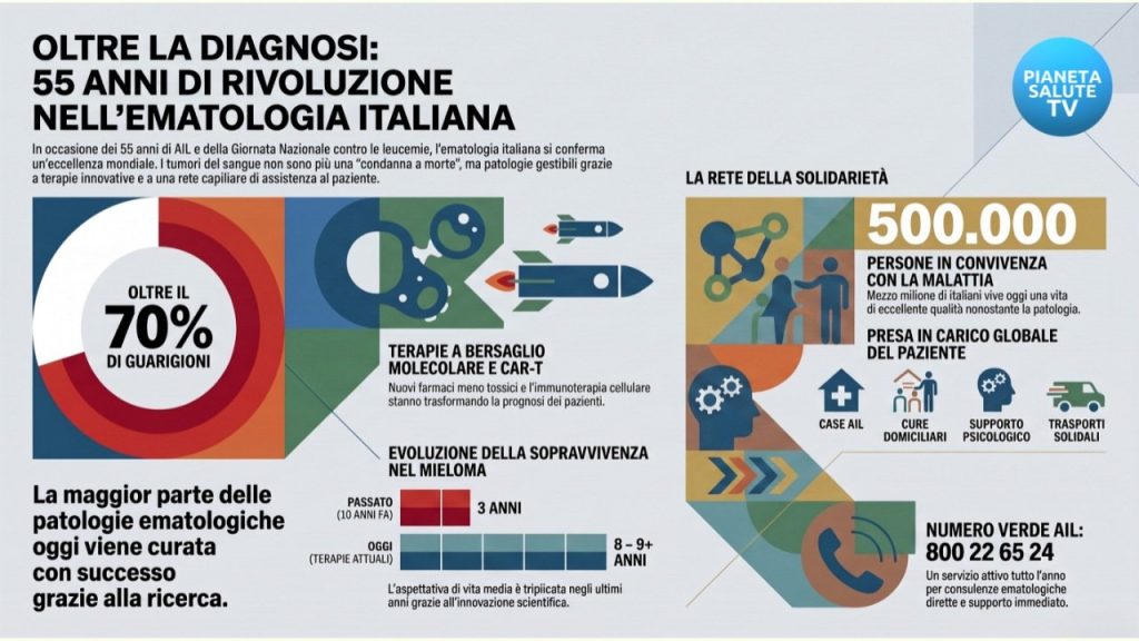 La rivoluzione dell'ematologia italiana: i traguardi di AIL e le nuove frontiere terapeutiche contro i tumori del sangue