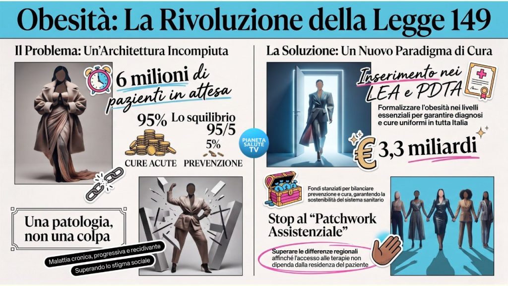 Obesità come patologia cronica Legge 149