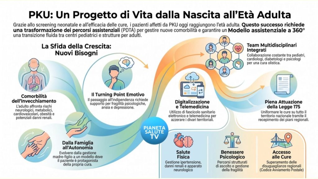 La prima "generazione screening" affetta da PKU diventa grande: il punto al Senato