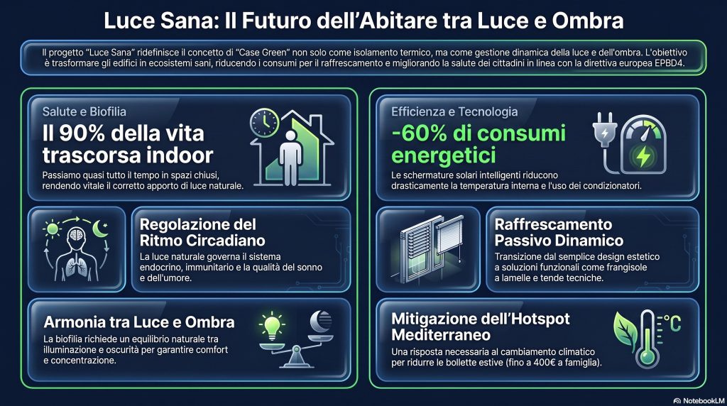 "Luce Sana": alla Camera la Società Italiana di Medicina Ambientale lancia il progetto per tagliare il 60% dei consumi indoor