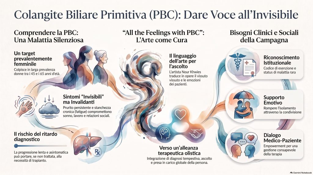 Colangite biliare primitiva: al via a Milano la campagna di Gilead Sciences con AMAF ed EpaC per diagnosi precoce ed esenzione
