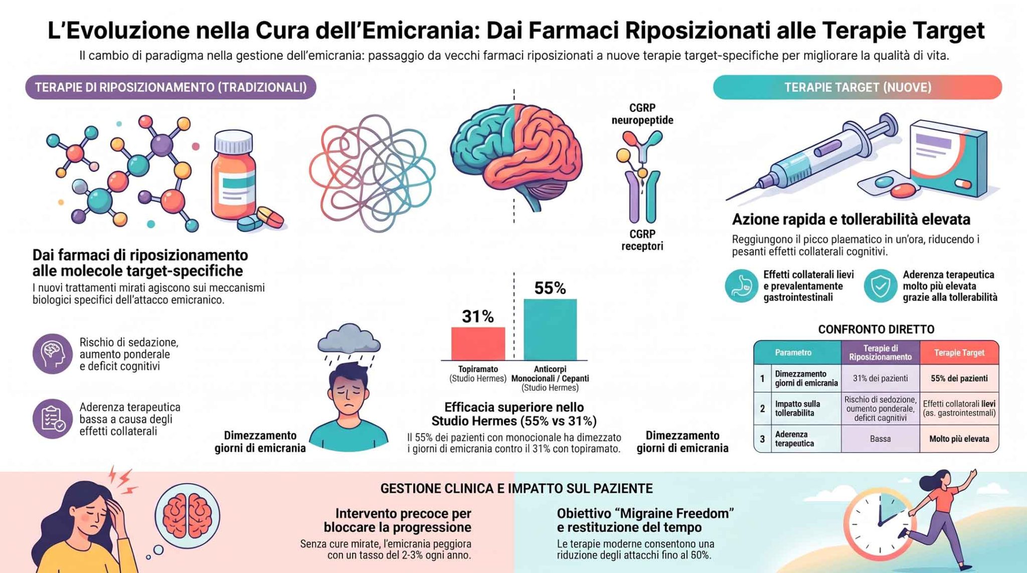 Emicrania, svolta nelle terapie mirate: AbbVie promuove a Roma il vertice clinico “Mygraine Time”