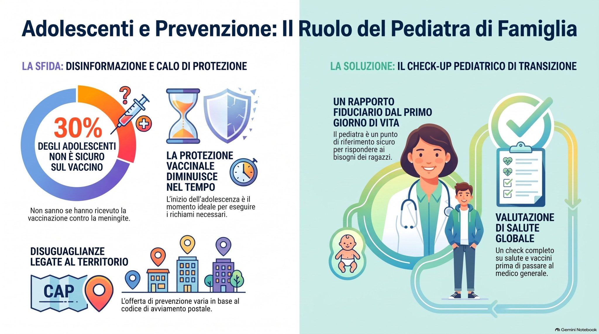 Meningite e adolescenti: il 30% non ha la certezza del vaccino, l’allarme dei pediatri FIMP