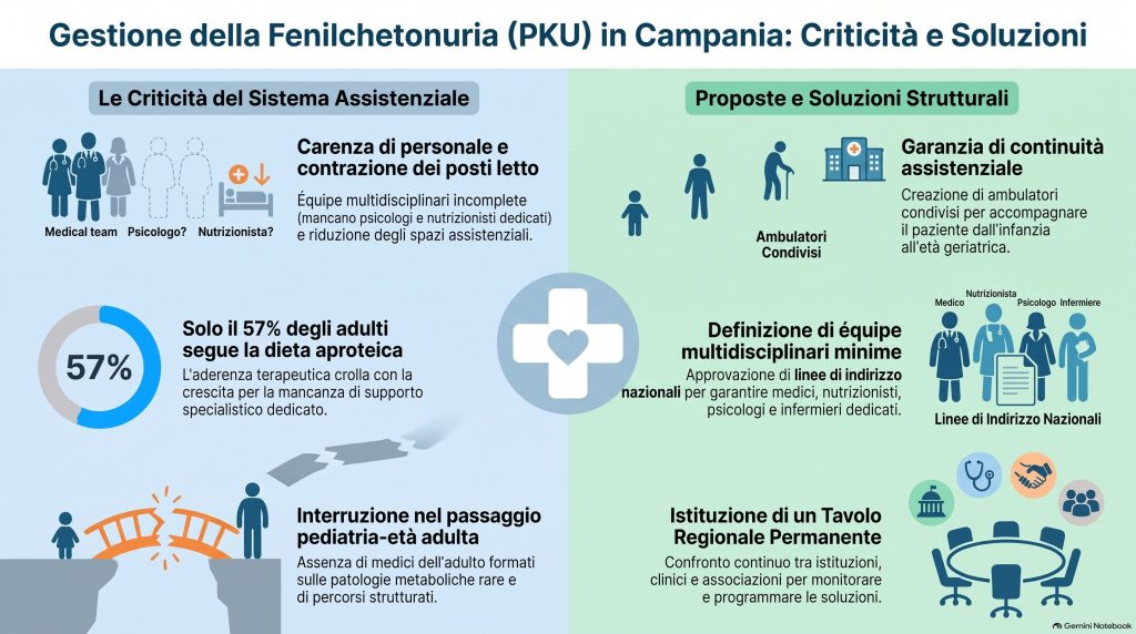 La sfida della Fenilchetonuria in Campania: Modello assistenziale, criticità strutturali e la roadmap per la continuità di cura