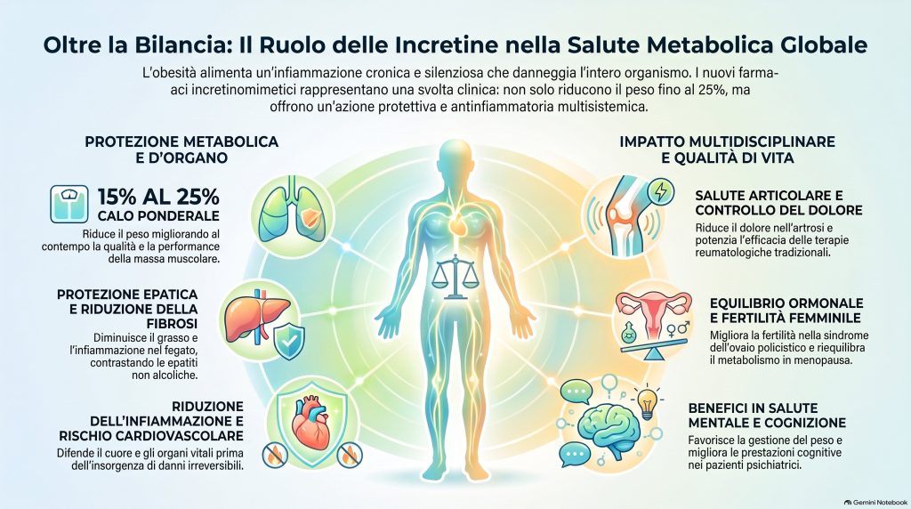 Obesità oltre la bilancia: i farmaci incretino-mimetici proteggono organi e metabolismo al workshop "Incretine e salute metabolica"