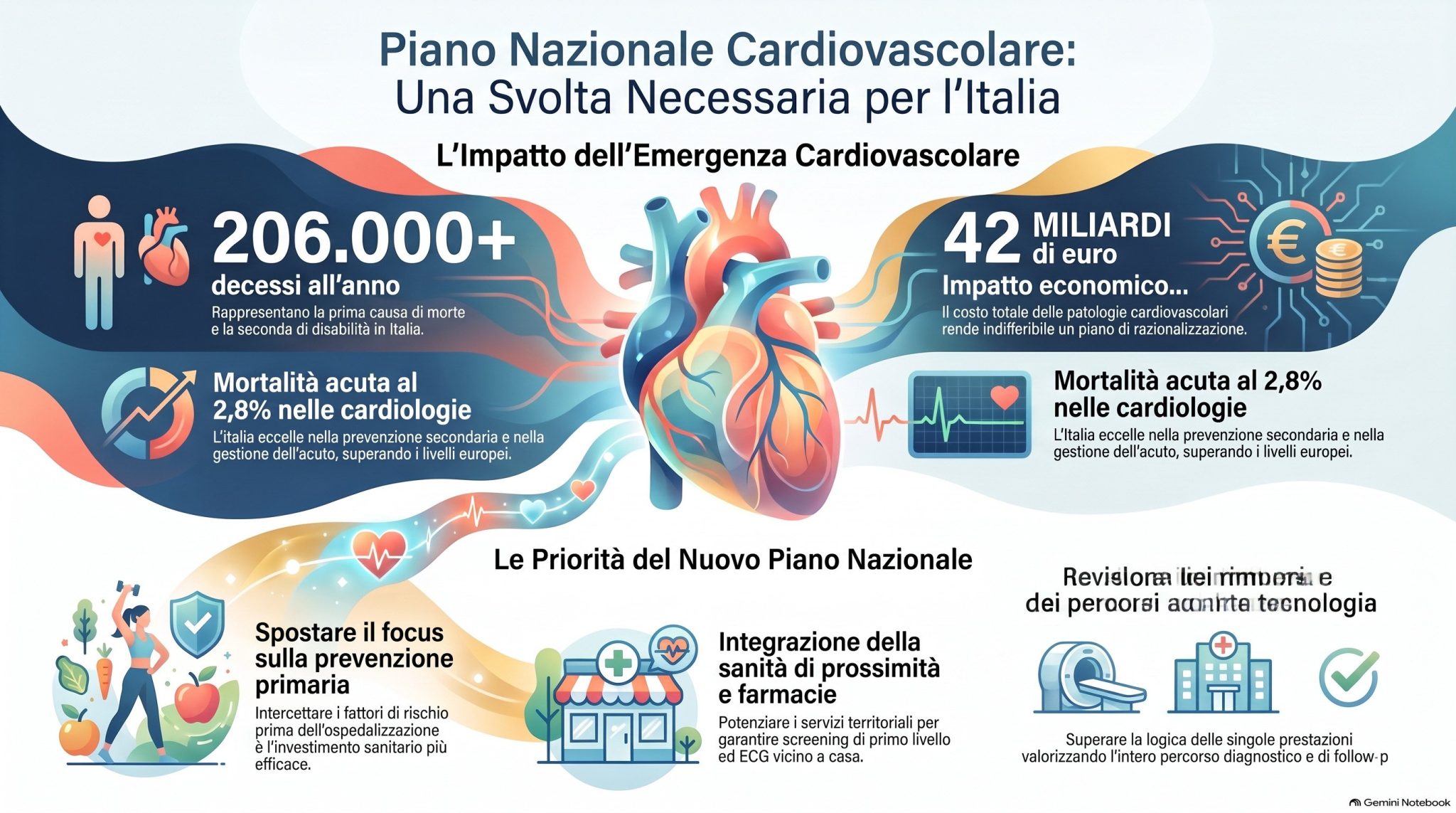 Malattie cardiovascolari, al Senato gli esperti chiedono un Piano Nazionale: 206 mila decessi l’anno e 42 miliardi di costi